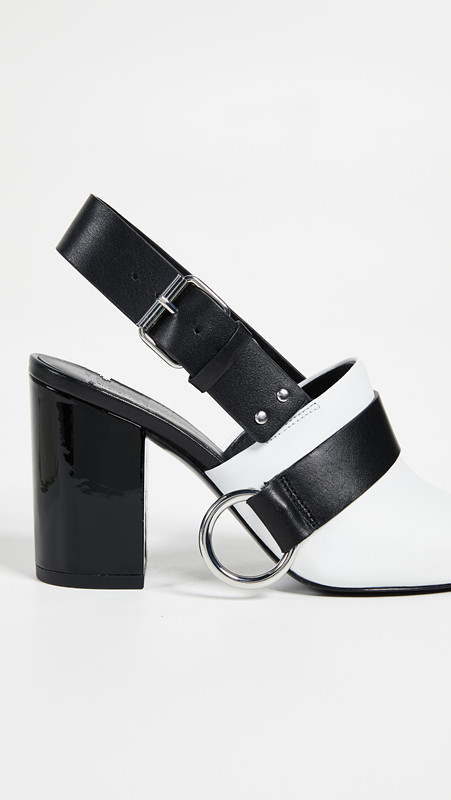 Women's High Heel Closed Toe Sandal Boots in White - Image 5