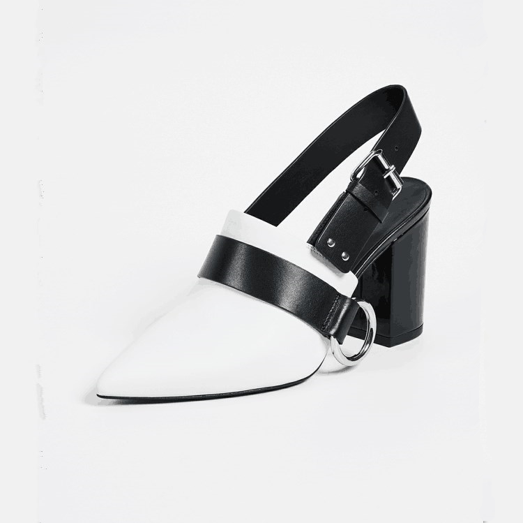 Women's High Heel Closed Toe Sandal Boots in White